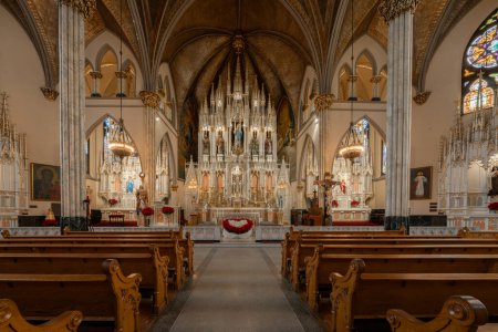 Foto de Corazón más dulce de María Iglesia Católica Romana de Detroit, Michigan, 6 de febrero, 2024 - Imagen libre de derechos