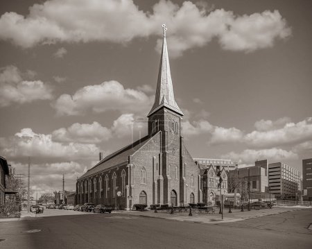 Photo for Historic Most Holy Trinity Church of Detroit, Michigan on March 15, 2024 - Royalty Free Image