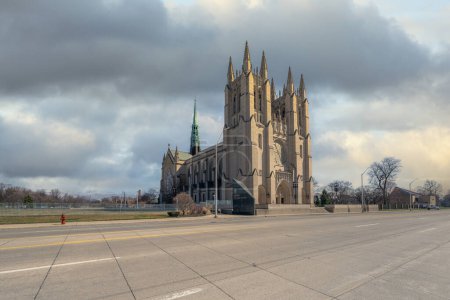 Photo for Historic Most Holy Sacrament Church of Detroit, Michigan on March 15, 2024 - Royalty Free Image