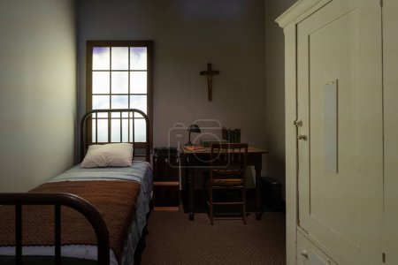 Téléchargez les photos : Monastère historique des Capucins de Saint-Bonaventure de Detroit, Michigan, le 20 mars 2024 - en image libre de droit