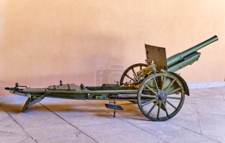 Photo for 155 mm howitzer model 1917 Schneider. - Royalty Free Image