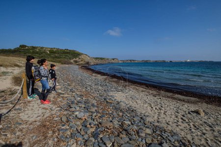 Photo for Tortuga beach, s'Albufera des Grau Natural Park, Menorca, Balearic Islands, Spain - Royalty Free Image