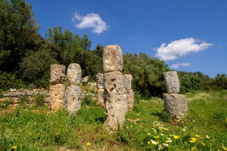 Foto de Son Corro ,archaeological site,  sanctuary, located in the municipality of Costitx, dated in the post-alayotic period , s.V-II A.c, Costix, Mallorca, balearic islands, spain - Imagen libre de derechos