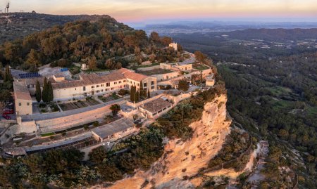 Téléchargez les photos : Sanctuari Sant Honorat, Puig de Cura, Algaida-Llucmajor, Majorque, Îles Baléares, Espagne - en image libre de droit
