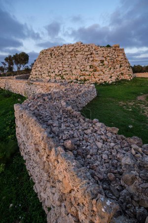 Photo for Trepuco, talayotic settlement, Ma, Menorca, Balearic Islands, Spain - Royalty Free Image