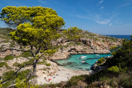 Téléchargez les photos : Calo des Marmols, Santany, Majorque, îles Baléares, Espagne - en image libre de droit