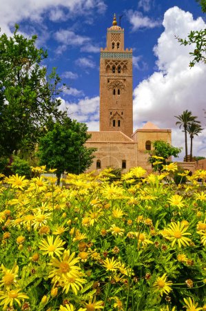 Photo for Koutoubia mosque and minaret (XII). Marrakech. Morocco. Maghreb. Africa. - Royalty Free Image