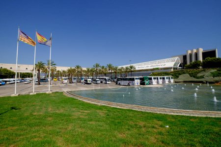 Photo for Aeropuerto internacional Son Sant Joan, Palma, Mallorca, balearic islands, spain, europe - Royalty Free Image