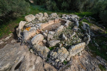 Photo for Ses Arenes de Baix sepulcher, end of the dolmen period, Ciutadella, Menorca, Balearic Islands, Spain - Royalty Free Image