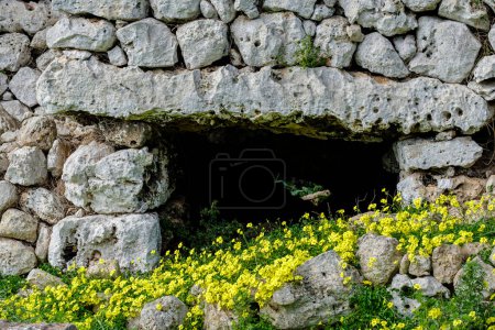 Photo for Torrellafuda, talayotic wall, Ciutadella, Menorca, Balearic Islands, Spain - Royalty Free Image