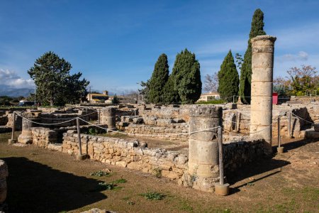 Téléchargez les photos : Maison des deux trésors, ville romaine de Pollentia, Alcudia, Majorque, Îles Baléares, Espagne - en image libre de droit