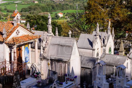 Foto de Panteon funerario, cementerio, Gouveia,Serra Da Estrela, Beira Alta, Portugal, europa - Imagen libre de derechos