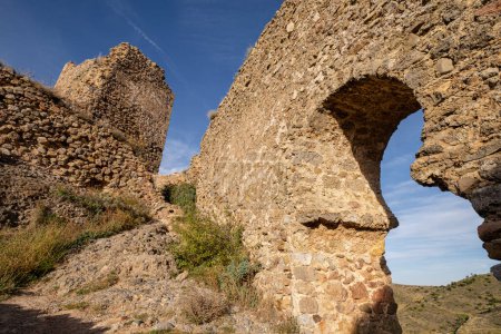 Photo for Arco de entrada, Castillo de Clavijo, Clavijo, La Rioja, Spain - Royalty Free Image
