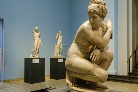 Téléchargez les photos : Crouching Venus -The Venus Lely-, Roman vers 1-200 ap. J.-C., British museum, Londres, Angleterre, Grande-Bretagne - en image libre de droit