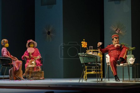 Téléchargez les photos : Opéra L'elisir d'amore, Donizetti, Teatre Principal, Palma, Majorque, Îles Baléares, Espagne - en image libre de droit