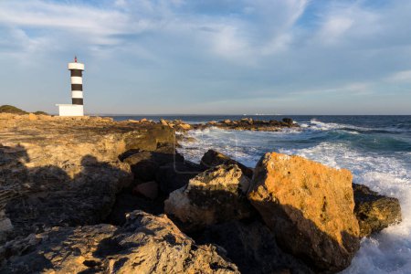 Téléchargez les photos : Faro de Punta Plana (S'Estanyol), - en image libre de droit