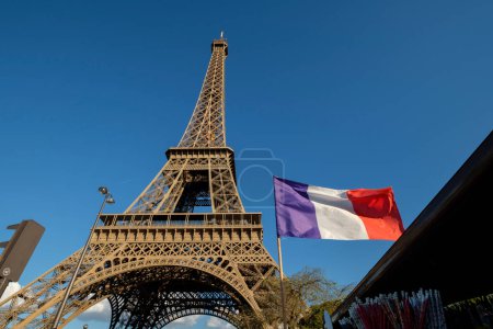 Foto de Torre Eiffel, 1889, campo de Marte, París, Francia, Europa Occidental - Imagen libre de derechos