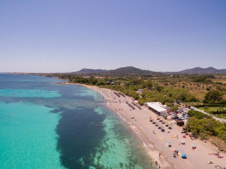 Téléchargez les photos : Playa de Es Ribell, Cala sa Marjal, Costa de los Pinos, Son Servera, Mallorque, îles Baléares, Espagne - en image libre de droit
