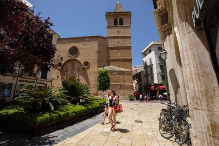 Téléchargez les photos : Église de San Miguel, style gothique, Palma, Majorque, Îles Baléares, Espagne - en image libre de droit