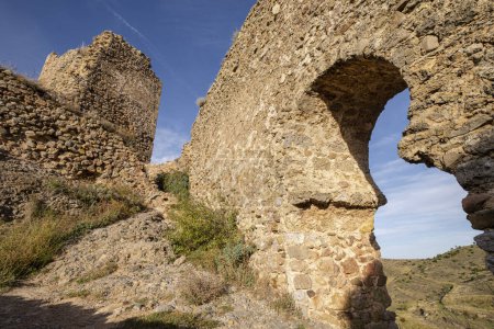 Photo for Arco de entrada, Castillo de Clavijo, Clavijo, La Rioja, Spain - Royalty Free Image