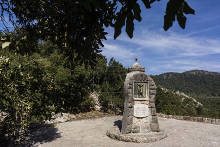 Photo for Sanctuary of LLuc, XVII century, mount of the mysteries, Escorca, Sierra de Tramuntana, Mallorca, balearic islands, spain, europe - Royalty Free Image