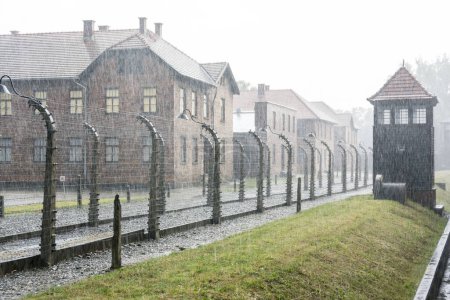 Photo for Campo de concentracion de Auschwitz I, museo estatal, Oswiecim, Polonia,  eastern europe - Royalty Free Image
