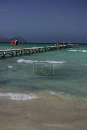 Foto de Playa de Muro, municipio de Muro, Bahía de Alcudia, islas baleares, España - Imagen libre de derechos