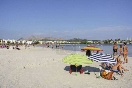 Photo for Playa de Alcudia,islas baleares, Spain - Royalty Free Image