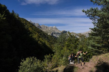 Photo for Ruta al Castillo de Acher, parque natural de los valles occidentales, pirineo aragones,Huesca,Spain - Royalty Free Image