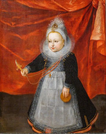 Photo for Portrait of a princess, 1604, circle of Frans Pourbus the yonger, Nins, portraits of children s. XVI-XIX, Sa Bassa Blanca Museum (msbb - Royalty Free Image