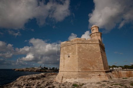 Photo for Castell de Sant Nicolau, siglo XVII. Puerto de Ciutadella.Menorca.Balearic islands.Spain. - Royalty Free Image