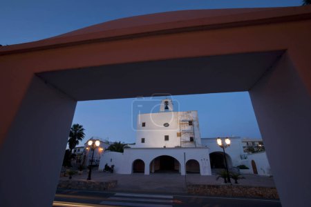 Téléchargez les photos : Iglesia parroquial, siglo XVIII. Sant Josep de Talaia.Ibiza.Îles Baléares Espagne. - en image libre de droit