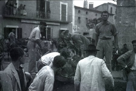 Téléchargez les photos : Image historique du début du XXe siècle, Porreres, Majorque, Espagne - en image libre de droit