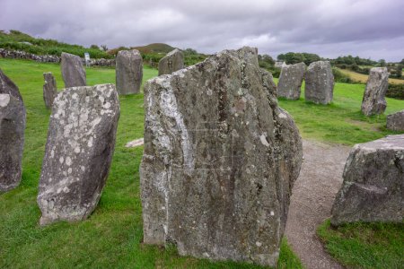 Téléchargez les photos : Cercle mégalithique de Drombeg, - L'autel du druid-, Rosscarbery approximativement à partir de l'année 150 a. c., Irlande, Royaume-Uni - en image libre de droit