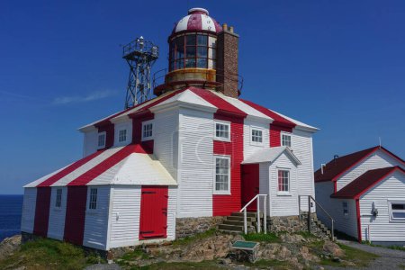 Photo for Cape Bonavista, Newfoundland, Canada: Cape Bonavista Lighthouse Provincial Historic Site, restored to the 1870s. - Royalty Free Image