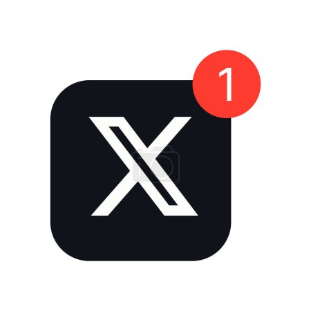 Twitter nouveau logo X icône logo