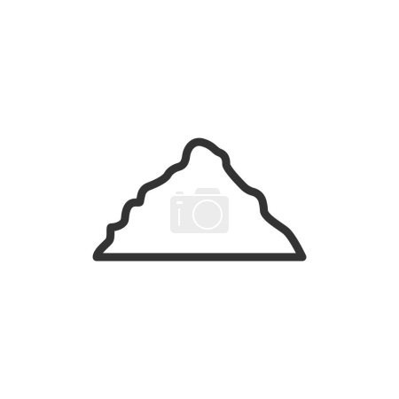 Illustration for Dump icon isolated on white background. Graphical symbol modern, simple, vector, icon for website design, mobile app, ui. Vector Illustration - Royalty Free Image