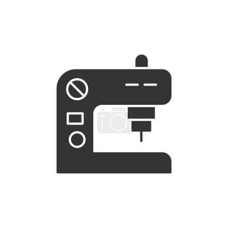 Illustration for Sewing machine icon isolated on white background. Symbol modern, simple, vector, icon for website design, mobile app, ui. Vector Illustration - Royalty Free Image