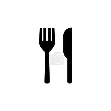 Ilustración de Icono del restaurante aislado sobre fondo blanco. Símbolo de información pública moderno, simple, vector, icono para el diseño del sitio web, aplicación móvil, ui. Ilustración vectorial - Imagen libre de derechos