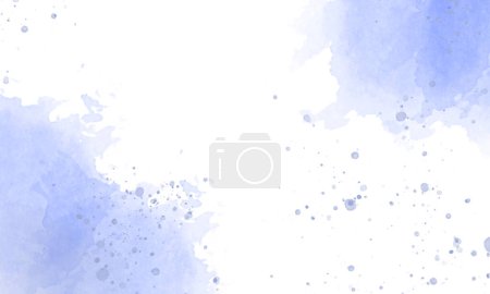 weißer Hintergrund mit blauem Pinselstapel