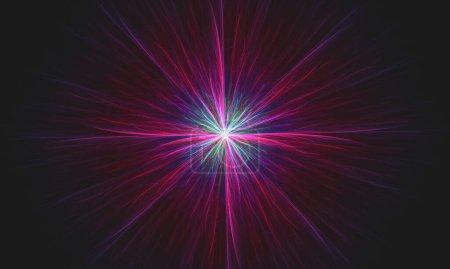 Photo for An abstract background of multicolored rays 1 - Royalty Free Image