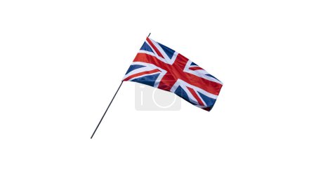 Téléchargez les photos : Drapeau du Royaume-Uni isolé sur fond blanc. Union Jack Drapeau. - en image libre de droit