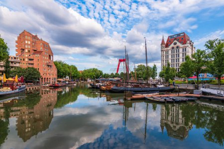 Alter Hafen in Rotterdam City, Niederlande.