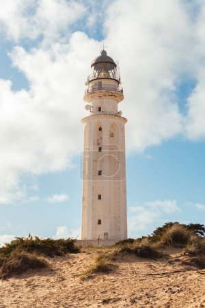 Trafalgar Lighthouse in Caos de Meca (Cdiz, Spain). 
