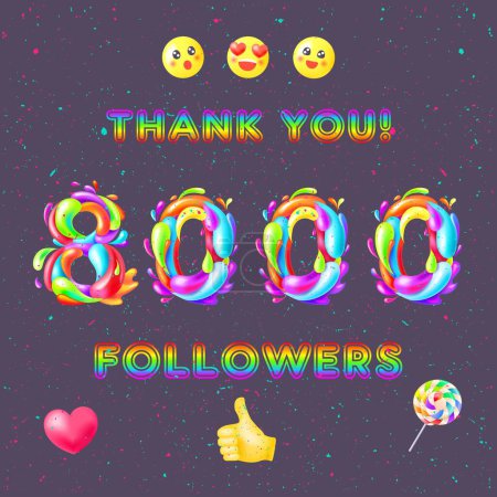 8000 followers, thank you!