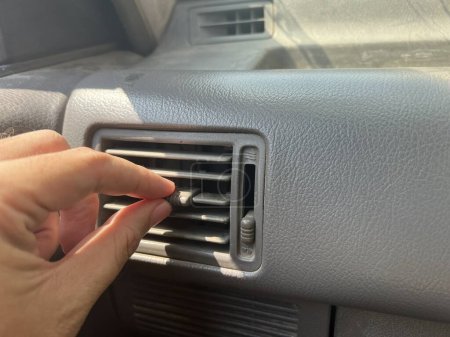 Close up of a car air