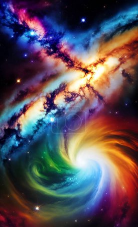 Téléchargez les photos : Beautiful nebula in space. elements of this image furnished - en image libre de droit
