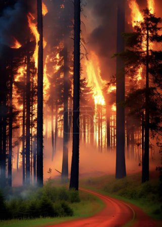 Téléchargez les photos : Close up fire burning forest - en image libre de droit