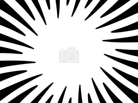Photo for Abstract geometric background with radial lines. illustration - Royalty Free Image
