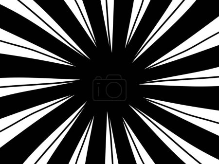 abstract geometric background with radial lines. illustration